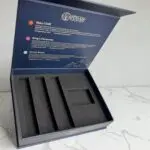 China Custom Luxury Book Shaped Rigid Paper Box Packaging Magnetic Gift Boxes With EVA Foam Insert