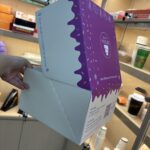 birthday cake box open top view one piece structure